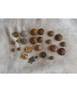 Vintage Military/Scout Buttons/Pins Lot of 23 - €26,47 EUR