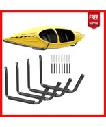 Versatile Wall Mount Kayak Storage Rack - 4 Hook Set for Garage Organiza... - $816.89 MXN