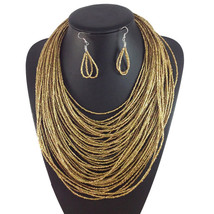 Multilayer Beads Necklace Jewelry Women Accessories Fashion Necklace ear... - $21.99