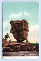 Bilanciato Rock Giardino Of The Gods Pikes Peak Co Colorado 1907 DB Cartolina Q4 - £3.16 GBP