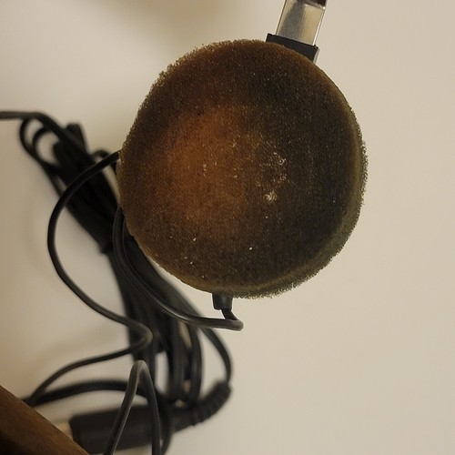 Vintage Archer Lightweight Monaural Headphones with 1/4" Plug CAT no 20-210 Rare Item image 9