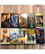 Huge Lot Of 10 VHS Tapes Beautiful Minds, Quiz Show, Passion Christ, Dou... - £3.50 GBP