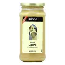 Krinos Imported Tahini Ground Sesame Seeds, 16 oz. Jars - £29.68 GBP