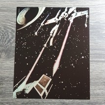 VTG Star Wars 8&quot; x 10&quot; Print Death Star X-Wing Tie Bomber Battle Scene Movie - £9.46 GBP