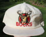 vintage trucker hat &quot;BUCKS&quot; cigerette advertising 1980&#39;s CURDUROY NICE!! - $34.99