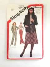 Simplicity 5198 Misses Straight Leg Pants Bias Skirt Unlined Jacket Uncut - £6.76 GBP
