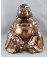 Vintage Ceramic Buddha Figurine - Painted Bronze made of Ceramic - Very ... - £27.52 GBP