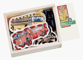 Melissa &amp; Doug Lace and Trace Vehicles in a Box - $19.04