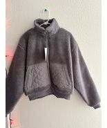 ALO Yoga Sherpa Edge FOG Bomber Jacket Women’s Large – NWT, Discontinued... - $223.37 CAD