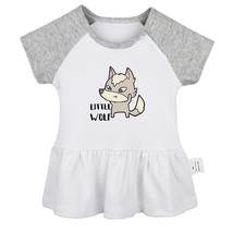 Little Wolf Novelty Dresses Newborn Baby Princess Dress Infant Ruffles Skirts - £10.30 GBP