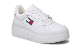 Tommy Hilfiger Jeans Women Sneakers - 8.5 US EU 39 White Designer Fashio... - $156.35 CAD