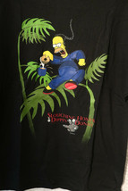 Slouching Homer Dippin Donut T Shirt Simpson Crouching Tiger Hidden Dragon Spoof - £31.14 GBP
