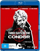 Three Days of the Condor Blu-ray | Robert Redford, Faye Dunaway | Region B - $13.89