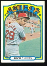 Houston Astros Rich Chiles 1972 Topps Baseball Card #56 vg - £0.40 GBP