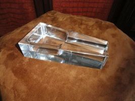 Crystal Ashtray 7.5" L x 4" W x 1.75". image 5