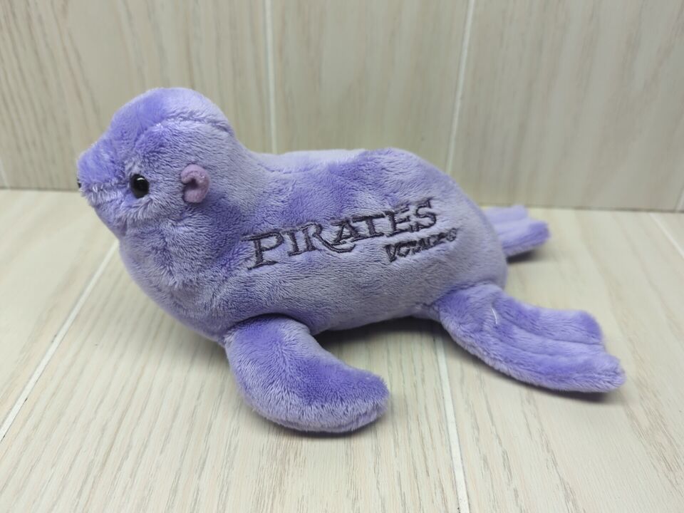 Wishpets Pirates Voyage purple Sonja seal sea lion  plush  toy stuffed animal - $9.89