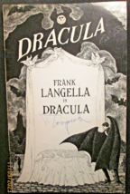 Frank Langella As Dracula (Dracula) ( Hand Sign Stage Play Booklet) - £389.23 GBP