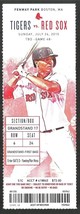 Detroit Tigers Boston Red Sox 2015 Ticket David Ortiz Xander Bogaerts Ed Rodrigu - £2.70 GBP