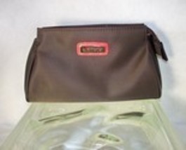 Laura Mercier Cosmetic Bag - Brown with Silky fabric lining 8" X 4.5" X 3" - $15.50