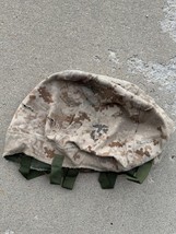 USMC Helmet Cover Reversable Woodland Desert MARPAT LWH Cover - Medium/L... - $25.00