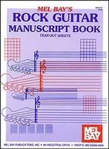 Rock Guitar Manuscript Book/Tear Out Sheets/Blank TAB/Notation/Chord Boxes - $5.99