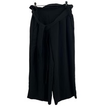 Madewell Black Wide Leg Tie Front Pant Size XL - £24.32 GBP