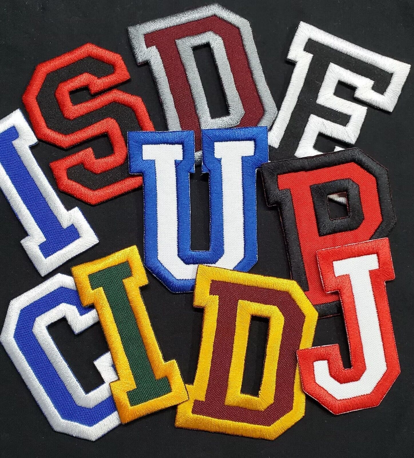 Letters College Varsity Letterman Embroidered Iron On Patch Customize Co... - $4.54+