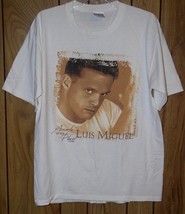 Luis Miguel Concert Tour T Shirt Vintage 2000 Amarte Es Un Placer Size L... - $199.99