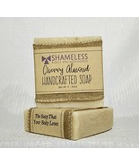 Organic Cherry Almond Shea Butter Soap(Vegan)(Cruelty-Free) 4.5oz - £7.50 GBP