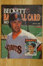 Beckett Baseball Card Monthly January 1989 Will Clark Giants Cover Issue... - $9.89
