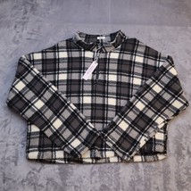 Love Tree Shirt Womens XL Plaid Lightweight Casual Cropped Pullover Loose Baggy - £28.02 GBP