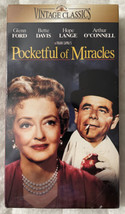 Pocketful Of Miracles VHS Bette Davis Gleen Ford Hope Lange Brand New Se... - £7.80 GBP