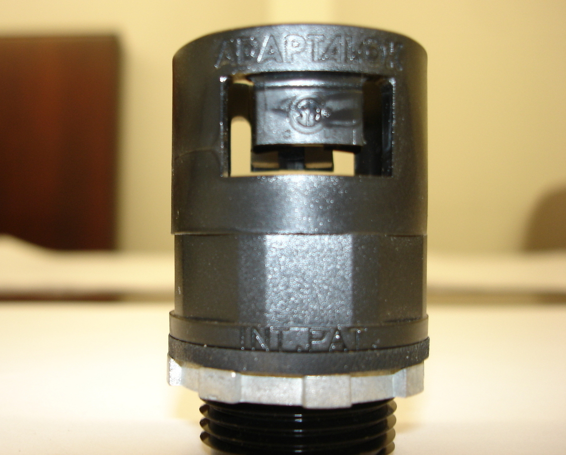 Adaptalok straight One Piece Push-On Liquid Tight Fittings AL28-075-A - $2.50