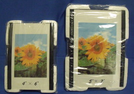 Set of 2 New Magnetic Photo Frames Sizes 4 X 6 and 5 X 7 - £4.75 GBP