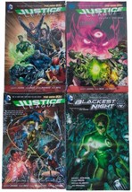New Lot Of 4 Dc Comics Graphic Novels Justice League Superman Green Lantern Tp Bs - £35.49 GBP