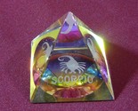 Scorpio scorpion zodiak glass rainbow prism pyramid  1  thumb155 crop