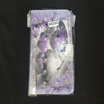 Samsung Galaxy A52 5G Phone Case - Purple Flower Butterfly Design - £5.44 GBP