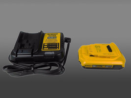 DCB112 20V Charger with DeWalt DCB203 20V 2.0Ah Compact Lithium-Ion Battery - £73.12 GBP