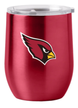 Arizona Cardinals Travel Tumbler 16oz Stainless Steel Curved - $66.49