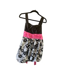 New Bonnie Jean Girls Plus Size 20.5 Dress Fancy Dressy Sleeveless Tie Back Blac - $24.70