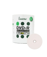 100 Pack Smartbuy 16X DVD-R 4.7GB White Inkjet Hub Printable Blank Recor... - £18.97 GBP