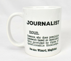 Coffee Mug Cup Journalist Wizard Magician  - £16.25 GBP