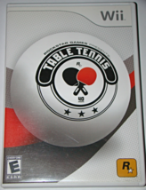 Nintendo Wii   Rockstar Games   Table Tennis (Complete With Instructions) - $15.00