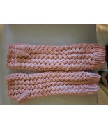 Betsey Johnson Pink Fingerless Knit Gloves  NWOT - £11.15 GBP