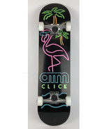 ATM Click Skateboard Complete 8&quot; NEON Flamingo w Black Smith Trucks 52mm... - $1,696.07 MXN