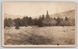 RPPC View Of The New Hampshire Landscape Mountains Real Photo Postcard Q30 - £7.07 GBP