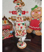 CHRISTMAS Cupcakes and Cashmere Gumdrops Candy Gingerbread Tree Figurine... - £28.47 GBP