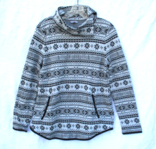 T by Talbots Womens Size Small Fair Isle Nordic Style Cotton Sweater Top - £22.72 GBP