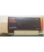 BRAND NEW: CyberPowerPC Wired 7 Color LED Gaming Keyboard + Mouse + Mous... - £42.58 GBP
