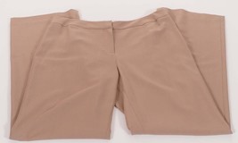 Magaschoni Collection Womens Scotch Beige Wool Stretch Straight Leg Pant... - $62.99
